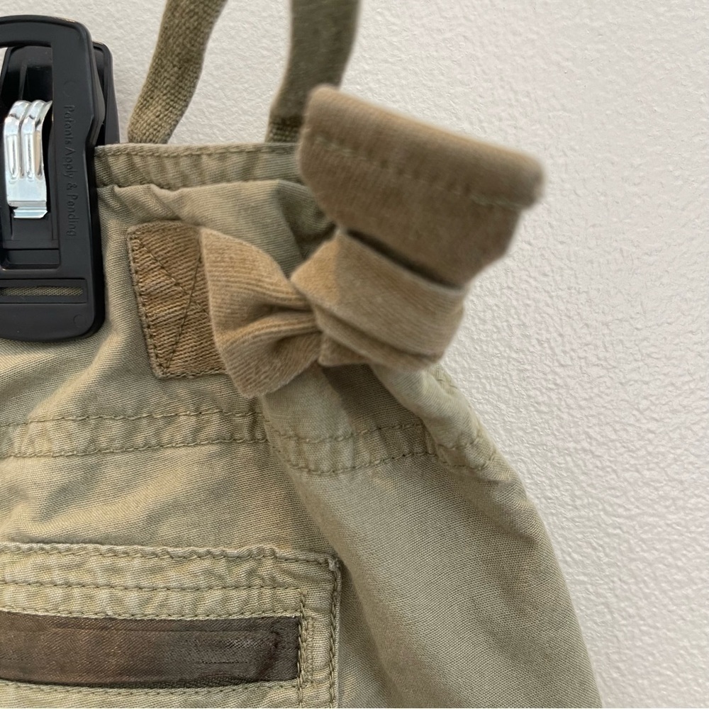 Abercrombie & Fitch Womens Pants Size S Green Low Rise Cargo Cropped Pants - Picture 6 of 16